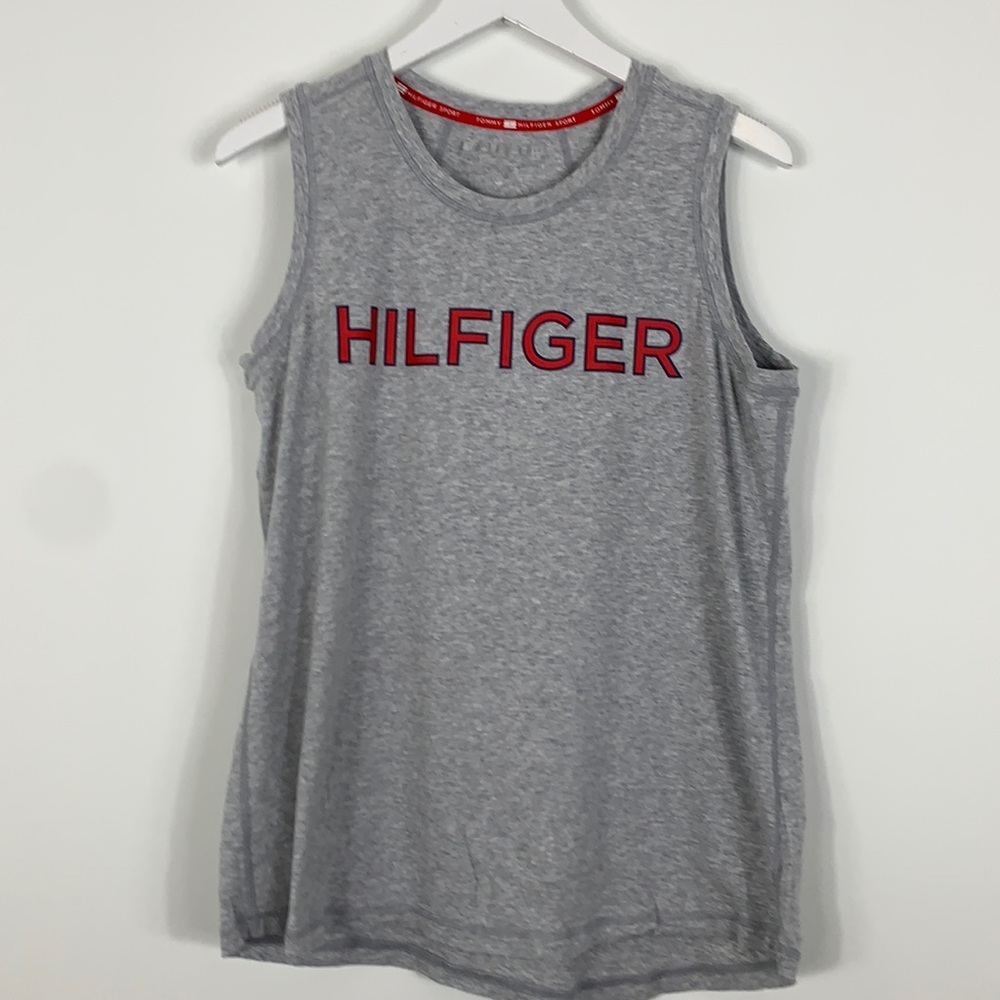 Tommy Hilfiger grey sleeveless tank top size Lg.
